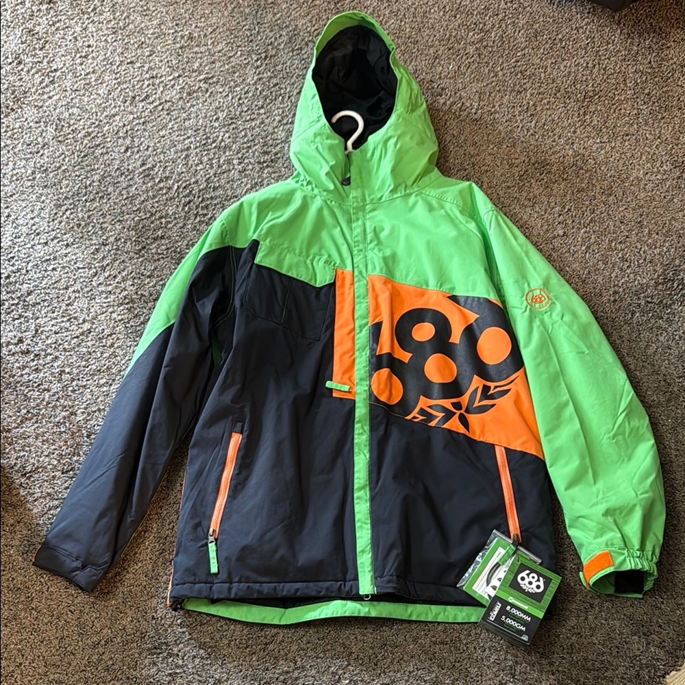 686 Men's Green and Black Jacket